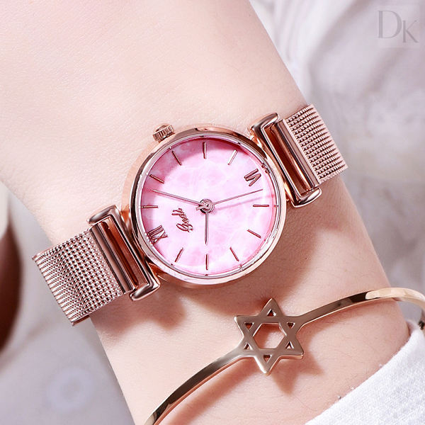 単品／ピンク／腕時計