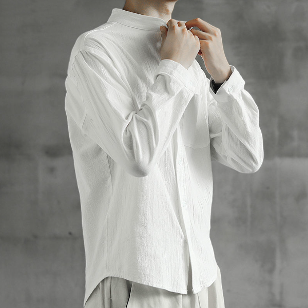ホワイト/長袖