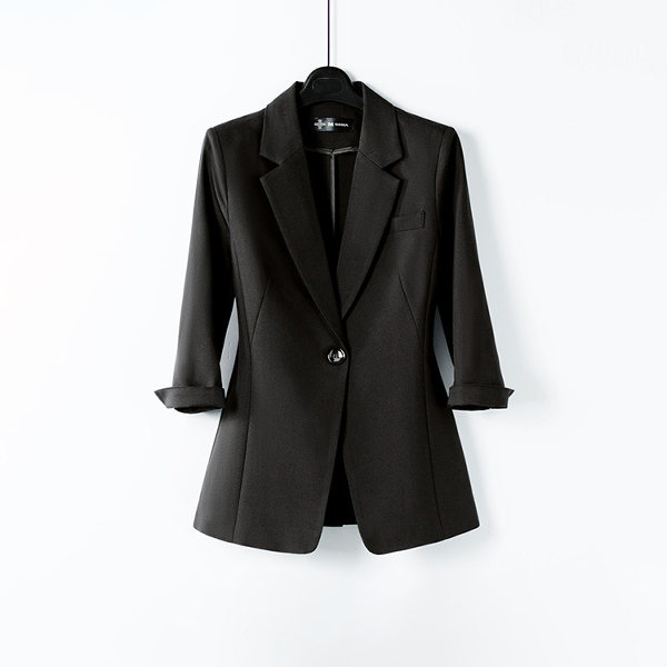 ブラック/スーツジャケット/五分袖/単品